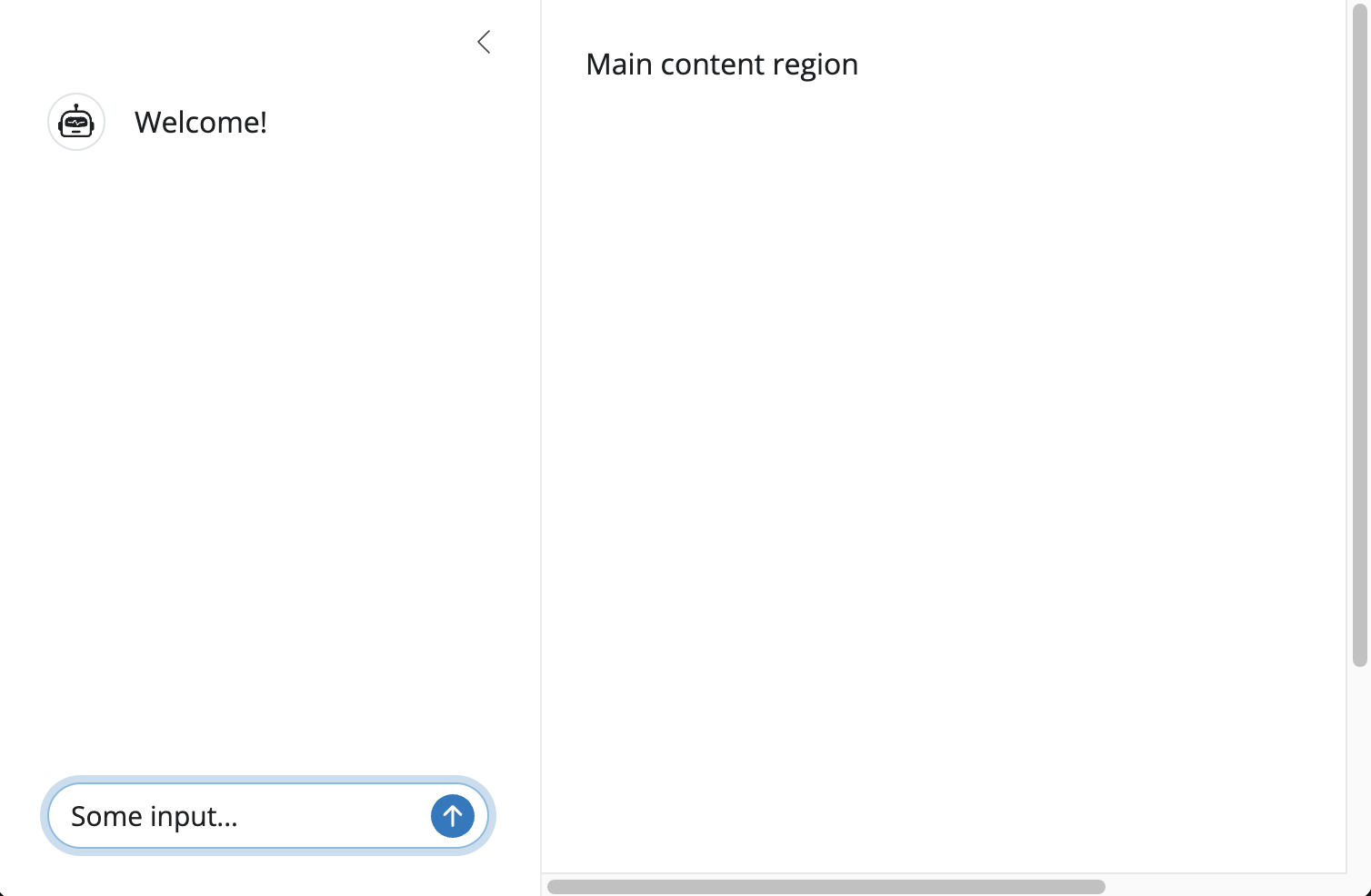 Screenshot of a chatbot filling a sidebar.