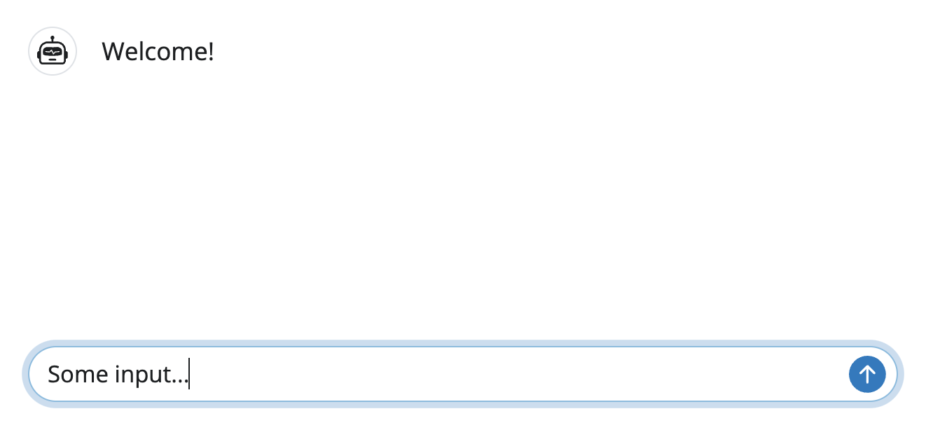 Screenshot of a chatbot filling the page.